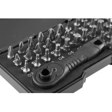 NEO TOOLS screwdriver bit set with holder, 38 pcs