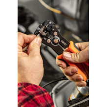 NEO TOOLS Automatic Wire Stripper, 200 mm, Front Stripping