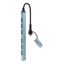 I / O HUB USB-A / USB-C 7PORT / UHB-ACM-U3P1U2P6-01 GEMBIRD I / O HUB USB-A / USB-C 7PORT / UHB-ACM-U3P1U2P6-01 GEMBIRD