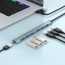 I / O HUB USB-A / USB-C 7PORT / UHB-ACM-U3P1U2P6-01 GEMBIRD I / O HUB USB-A / USB-C 7PORT / UHB-ACM-U3P1U2P6-01 GEMBIRD