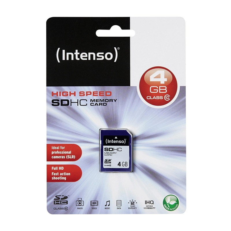 MEMORY SDHC 4GB C10 / 3411450 INTENSO