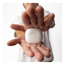 „Rail“, belaidės ausinės, baltos, į ausis įdedamos „Bluetooth“ ausinės „Rail“, belaidės ausinės, baltos, į ausis įdedamos „Bluetooth“ ausinės
