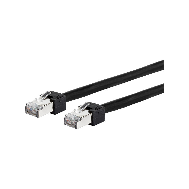 METZ CONNECT Patchkabel 6kV Flex500 Outdoor schwarz 0,5m