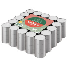 Candle, tealight Bolsius, 4 h, 100 pcs., White Candle, tealight Bolsius, 4 h, 100 pcs., White