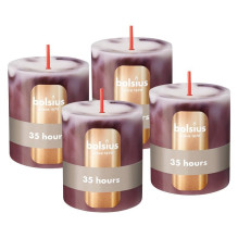 Candle, cylindrical Bolsius Royal Burgundy, 8 / 6.8cm Candle, cylindrical Bolsius Royal Burgundy, 8 / 6.8cm