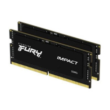 RAM Modulis - Kingston Fury Impact DDR5 16 GB 4800 MHz SO-DIMM Rinkinys Juodas