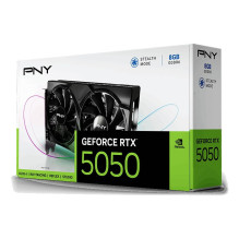 Vaizdo plokštė - PNY GeForce RTX 5050 8 GB GDDR6 Juoda