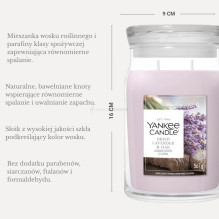 Kvapioji Žvakė - Yankee Candle Džiovintos Levandos Ir Ąžuolas 567 g Šviesiai Violetinė Kvapioji Žvakė - Yankee Candle Džiovintos Levandos Ir Ąžuolas 567 g Šviesiai Violetinė