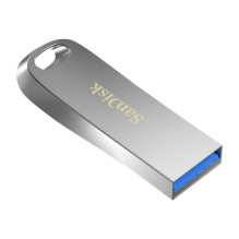 USB Atmintinė - SanDisk Ultra Luxe 128GB USB Atmintinė, Sidabrinė