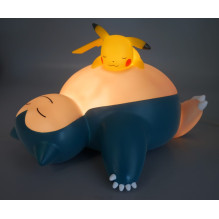 TF POKEMON LIGHT-UP FIGURE - SNORLAX & PIKACHU 25 CM TF POKEMON LIGHT-UP FIGURE - SNORLAX & PIKACHU 25 CM