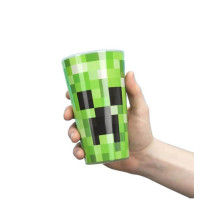 Paladone Žalias „Creeper“ stiklinis buteliukas (1 vnt.) 400 ml Paladone Žalias „Creeper“ stiklinis buteliukas (1 vnt.) 400 ml