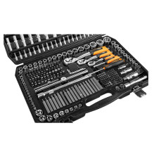 NEO Tools veržliarakčių rinkinys, 300 elementų, 1 / 2", 3 / 8", 1 / 4"
