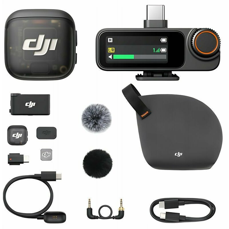 DJI mikrofons Mic 3 (1 TX + 1 RX) Black