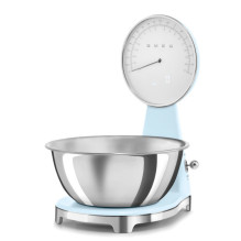 Smeg KSF01PBWW Analog and Digital Kitchen Scale Pastel Blue Smeg KSF01PBWW Analog and Digital Kitchen Scale Pastel Blue
