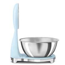 Smeg KSF01PBWW Analog and Digital Kitchen Scale Pastel Blue Smeg KSF01PBWW Analog and Digital Kitchen Scale Pastel Blue