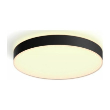 Philips Hue White Ambiance Enrave round ceiling light Black + dimmer switch • XL