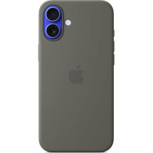 Apple iPhone 16 Plus silikono dėklas su MagSafe stone gray