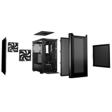Korpusas Pure Base 501 Airflow Black