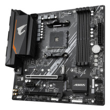 Mainboard, GIGABYTE, AMD B550, Socket AM4, micro ATX, RAM DDR4-SDRAM, 4xSlots, 2xNumber of M.2 (M) slots, B550M AORUS EL