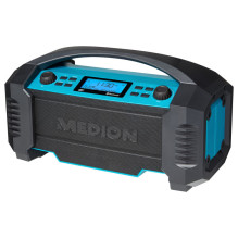 Medion MD 43320 DAB+ statybinė radijo imtuvas Blue / Black Medion MD 43320 DAB+ statybinė radijo imtuvas Blue / Black