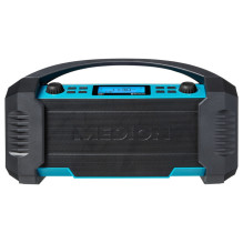 Medion MD 43320 DAB+ statybinė radijo imtuvas Blue / Black Medion MD 43320 DAB+ statybinė radijo imtuvas Blue / Black
