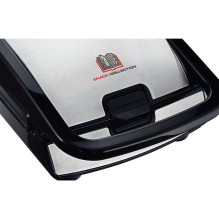Tefal SW854D Waffeleisen Snack Collection 700W 4 Platten Black / Edelstahl