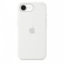 Apple iPhone 16e silikono dėklas white Apple iPhone 16e silikono dėklas white