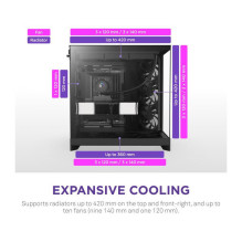 Nzxt H9 Flow case Black (CM-H92FB-01)