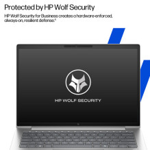 Nešiojamas kompiuteris HP EliteBook 6 G1a Notebook AI - 177 laipsnių vyrių kampas - AMD Ryzen 7 250 - Windows 11 Pro - R