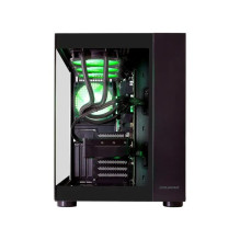 Žaidimų kompiuteris Hyrican COUGAR FV150 BK (7891) Ryzen 7 9800X3D vandens aušinimas 32GB / 1TB SSD RTX 5080 Win11 Black