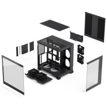 Fractal Design Pop 2 Vision (Black, panoramic glass) Fractal Design Pop 2 Vision (Black, panoramic glass)
