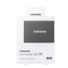 Samsung T7 2TB External SSD Drive Gray (MU-PC2T0T / WW)