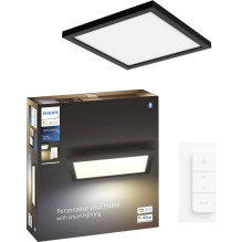 Ceiling lamp Signify Philips Hue White Amb. Aurelle panel light 30x30 cm black incl. DS Ceiling lamp Signify Philips Hue White Amb. Aurelle panel light 30x30 cm black incl. DS