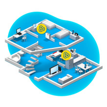 Access point AVM AVM FRITZ! Mesh kit 7530 AX + 1200 AX Access point AVM AVM FRITZ! Mesh kit 7530 AX + 1200 AX