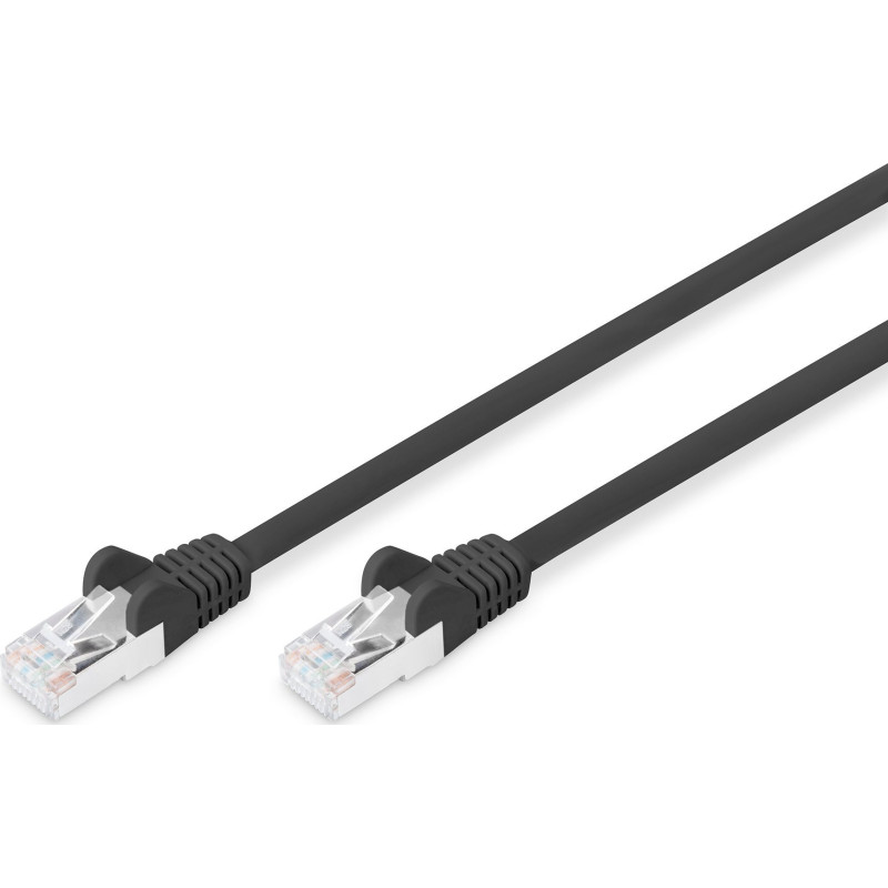 Kabelis Digitus DIGITUS CAT6 RJ45 S / FTP Patchkabel 10,0m schwarz