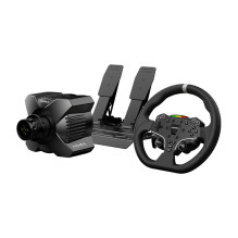 Lenktynių vairas MOZA žaidimų rinkinys - bazė R3 + vairas ES + pedalai SRP-Lite + spaustukai Moza Racing R3 RS074 (RS074
