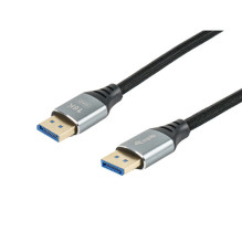 Kabelis EQUIP Equip DisplayPort 2.1 St / St 3.00m 16K / 60Hz kompiuteriui HDCP Aliuminis gr Kabelis EQUIP Equip DisplayPort 2.1 St / St 3.00m 16K / 60Hz kompiuteriui HDCP Aliuminis gr