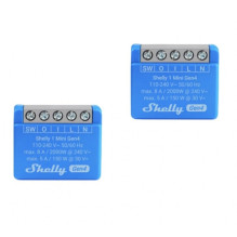 SHELLY 1 Mini Gen4 Išmanusis jungiklis Blue 2 vnt