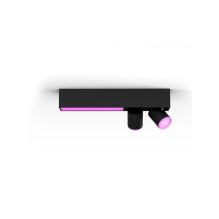 Philips Hue White & Color Ambiance Centris lubų šviestuvas Black • 2 taškų Philips Hue White & Color Ambiance Centris lubų šviestuvas Black • 2 taškų