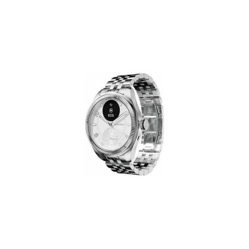 Žiūrėkite Withings Scanwatch Nova Brilliant 39mm Titanium Silver