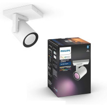 Philips Hue White &amp; Color Ambiance Argenta ceiling light white • single spotlight