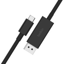 USB kabelis Belkin USB-C - DisplayPort 2 m juodas ( AVC014bt2MBK ) USB kabelis Belkin USB-C - DisplayPort 2 m juodas ( AVC014bt2MBK )