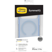 OtterBox Symmetry Clear MagSafe korpuss Apple iPhone 17 Pro Silver Glade - blue