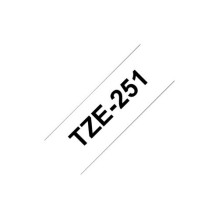 Brother Schriftband TZe-251 (24 mm, Black auf White) Brother Schriftband TZe-251 (24 mm, Black auf White)