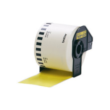 Brother DK44605 Continuous label (paper) - Yellow, 62 mm x 30.48 m, removable