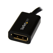 Startech DisplayPort adapter 0.15m DP to mini DP Black