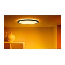 WiZ WiZ, Smart WiFi SuperSlim ceiling lamp 545mm, Black, 32 W, 2200-6500 K (RGB)