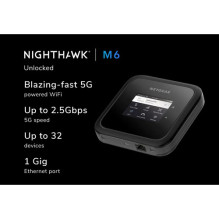 Maršrutizatorius NETGEAR MR6150 Nighthawk M6 ( MR6150-100EUS ) Maršrutizatorius NETGEAR MR6150 Nighthawk M6 ( MR6150-100EUS )