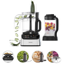 Kenwood Kompakt-Küchenmaschine MultiPro OneTouch (silber / Black, 1.000 Watt, integrierte Waage, Mixaufsatz) Kenwood Kompakt-Küchenmaschine MultiPro OneTouch (silber / Black, 1.000 Watt, integrierte Waage, Mixaufsatz)