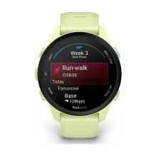 Išmanusis laikrodis Garmin Forerunner® 70 su greitai keičiamu 20 mm silikoniniu dirželiu Lemon / Black Išmanusis laikrodis Garmin Forerunner® 70 su greitai keičiamu 20 mm silikoniniu dirželiu Lemon / Black